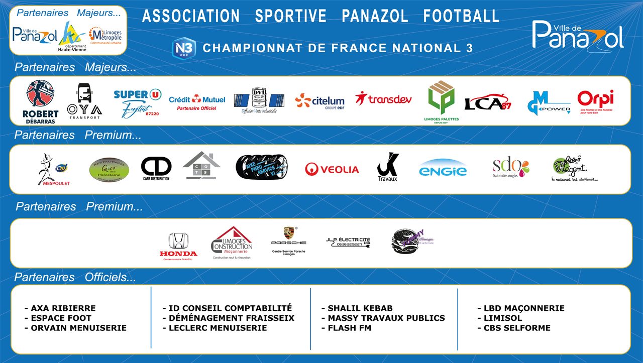 Partenaires Majeurs, Premium, et Officiels Partenaires Majeurs, Premium, et Officiels