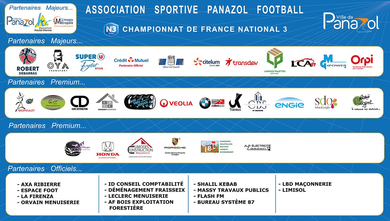 Partenaires Majeurs, Premium, et Officiels Partenaires Majeurs, Premium, et Officiels